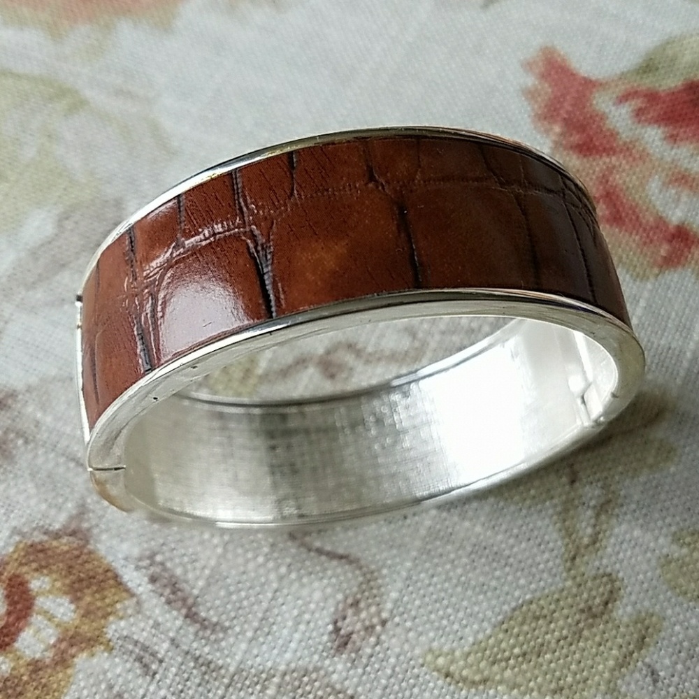 Leather n metal cuff